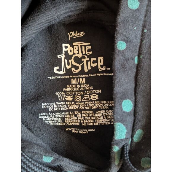 Philcos "Poetic Justice" Tupac Hoodie, Size M - Picture 2 of 4